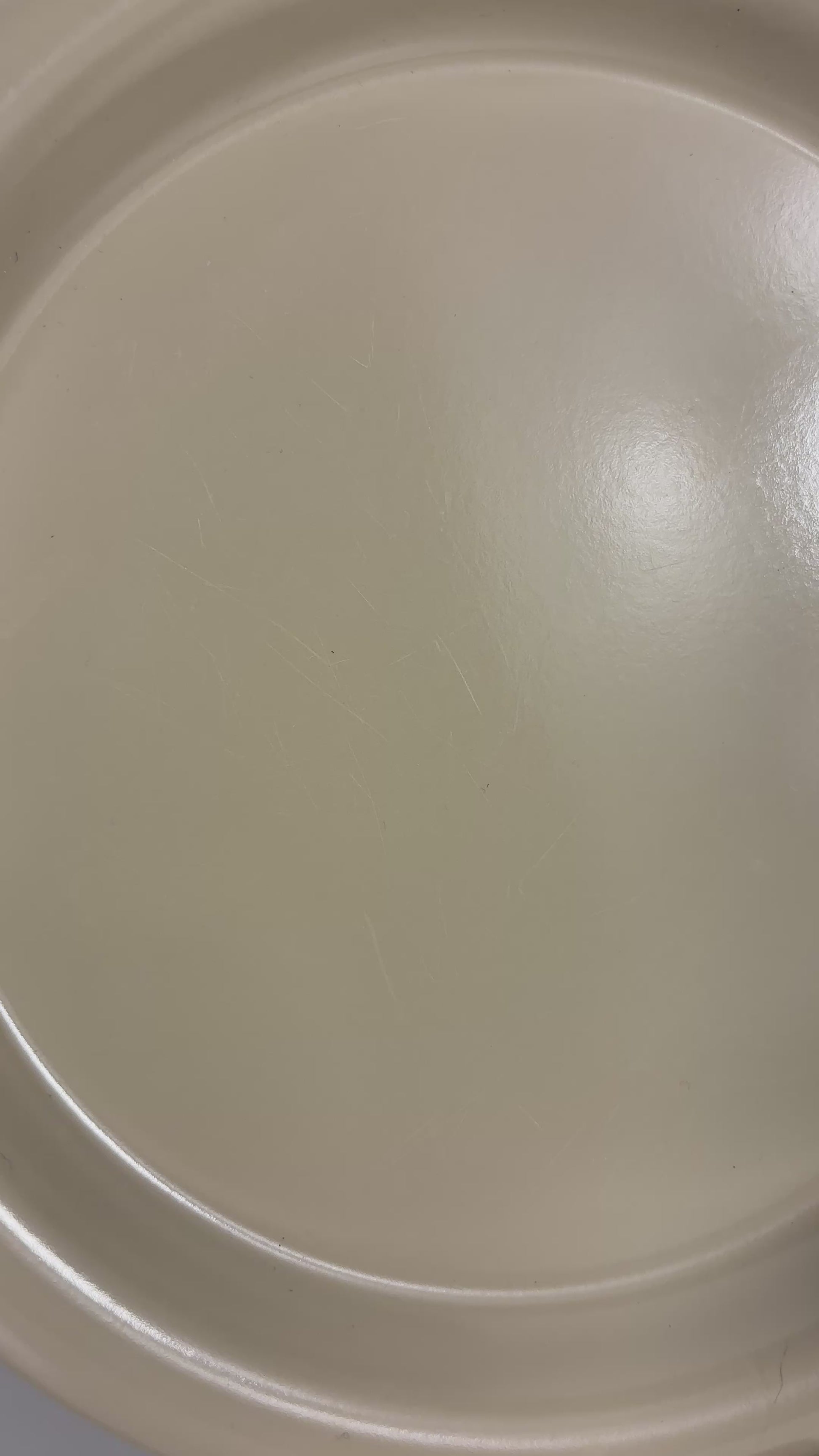 Ingrid Chicago Vintage Beige Melamine Dinner Plate