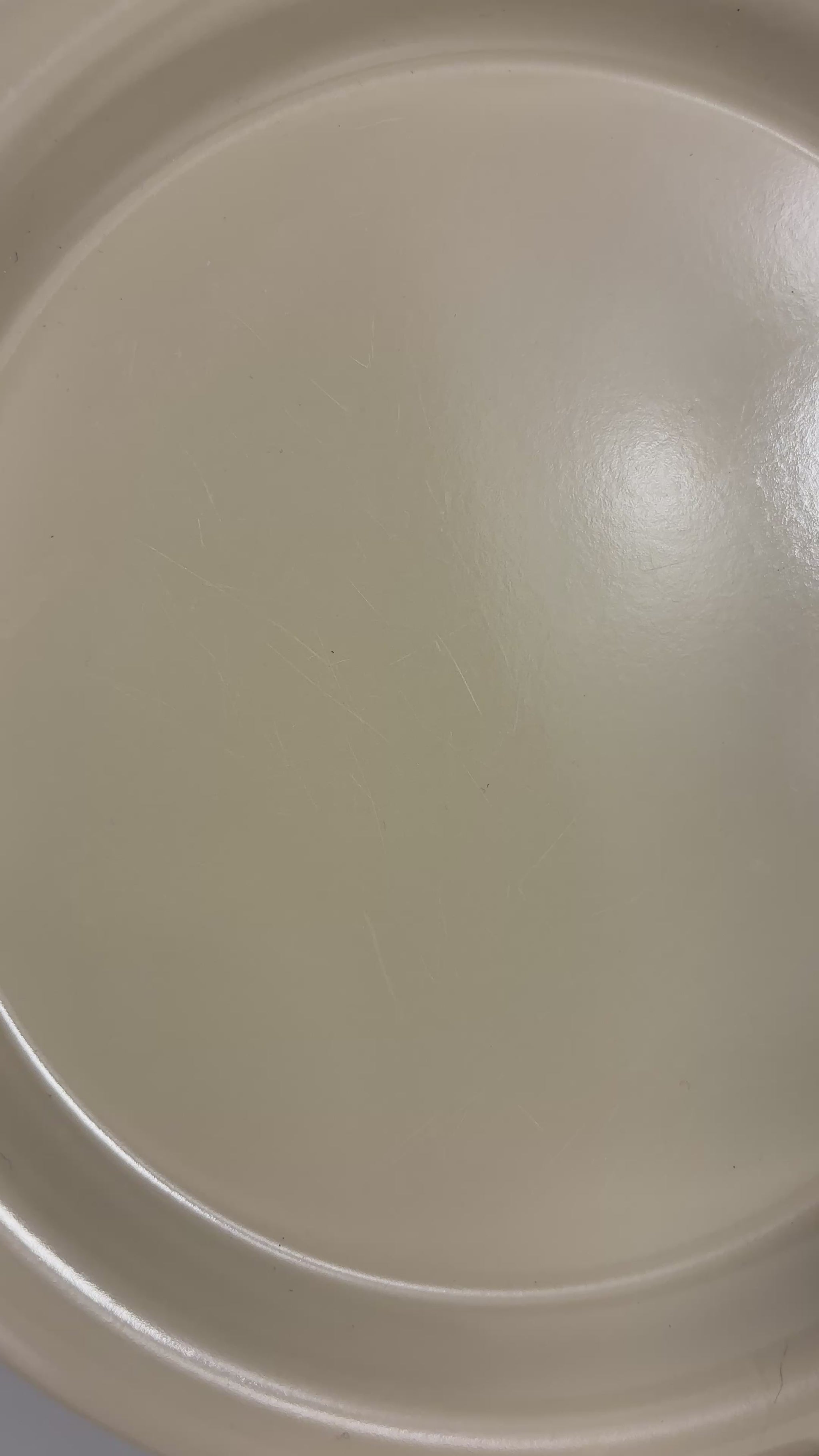 Ingrid Chicago Vintage Beige Melamine Dinner Plate