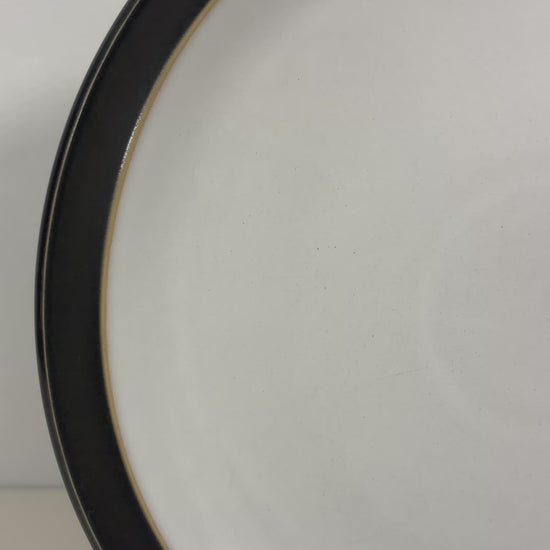 Denby Elements Jet Black Dinner Plate