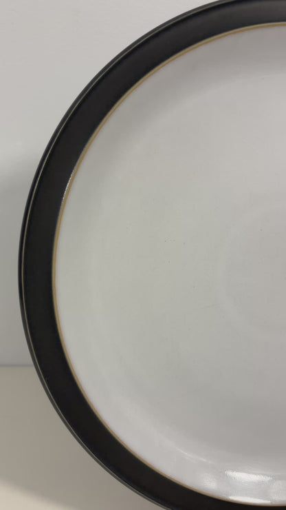 Denby Elements Jet Black Dinner Plate