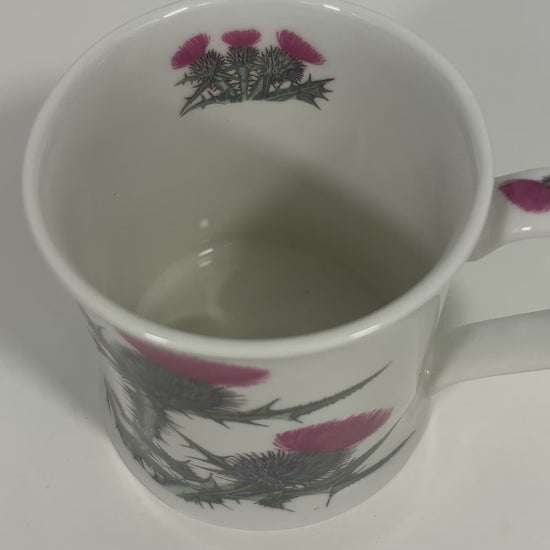 Kathy Pickles Dunoon Scottish Thistle Coffee Mug