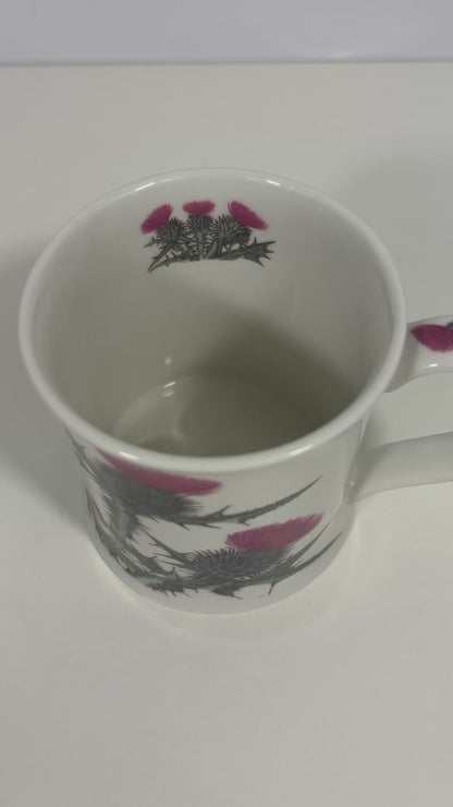 Kathy Pickles Dunoon Scottish Thistle Coffee Mug