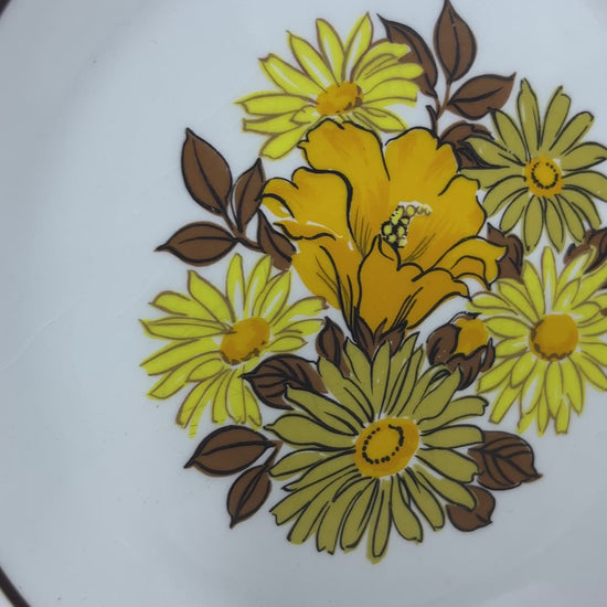 Johnson Brothers Charmaine Yellow Flowers Bread Plate