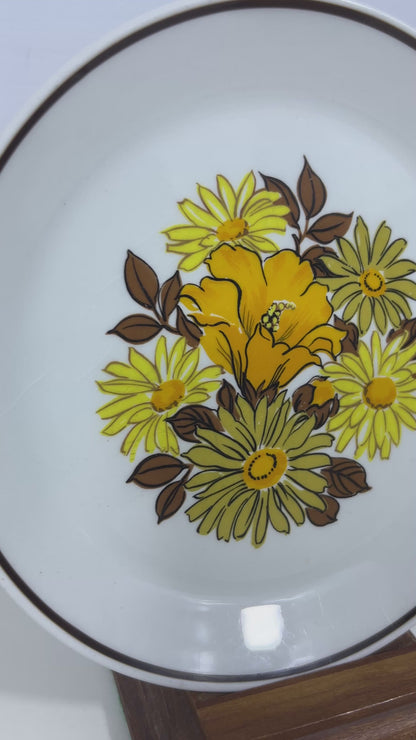 Johnson Brothers Charmaine Yellow Flowers Bread Plate