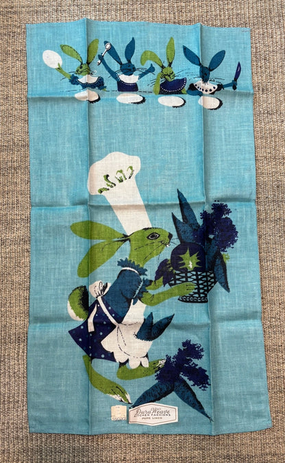 Pure Linen Mouse Theme Kitchen Tea Towel