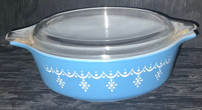 Pyrex Snowflake 1 Pint Casserole Dish