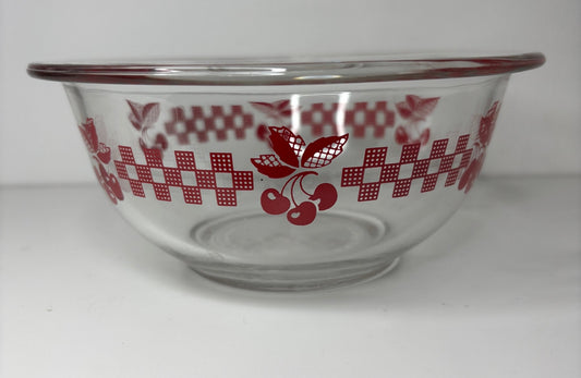 Pyrex Cherry Design 7 Inch Glass Nesting Mixing Bowl - HLJ at HomePyrex Cherry Design 7 Inch Glass Nesting Mixing BowlNesting BowlsPyrex