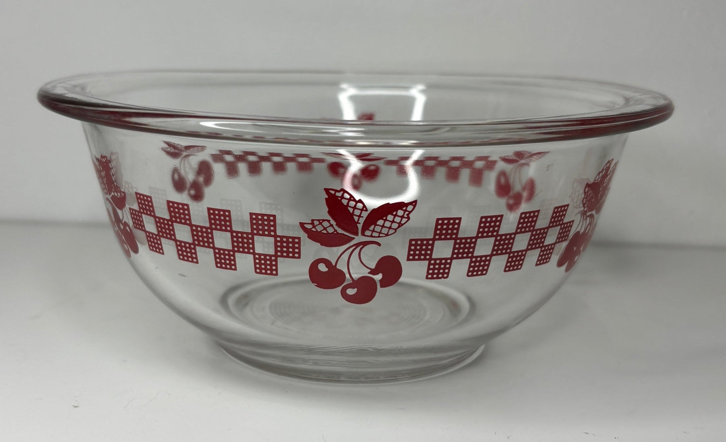 Pyrex Cherry Design 7 Inch Glass Nesting Mixing Bowl - HLJ at HomePyrex Cherry Design 7 Inch Glass Nesting Mixing BowlNesting BowlsPyrex