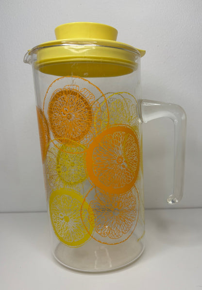 Pyrex Lemon Orange Citrus Pitcher