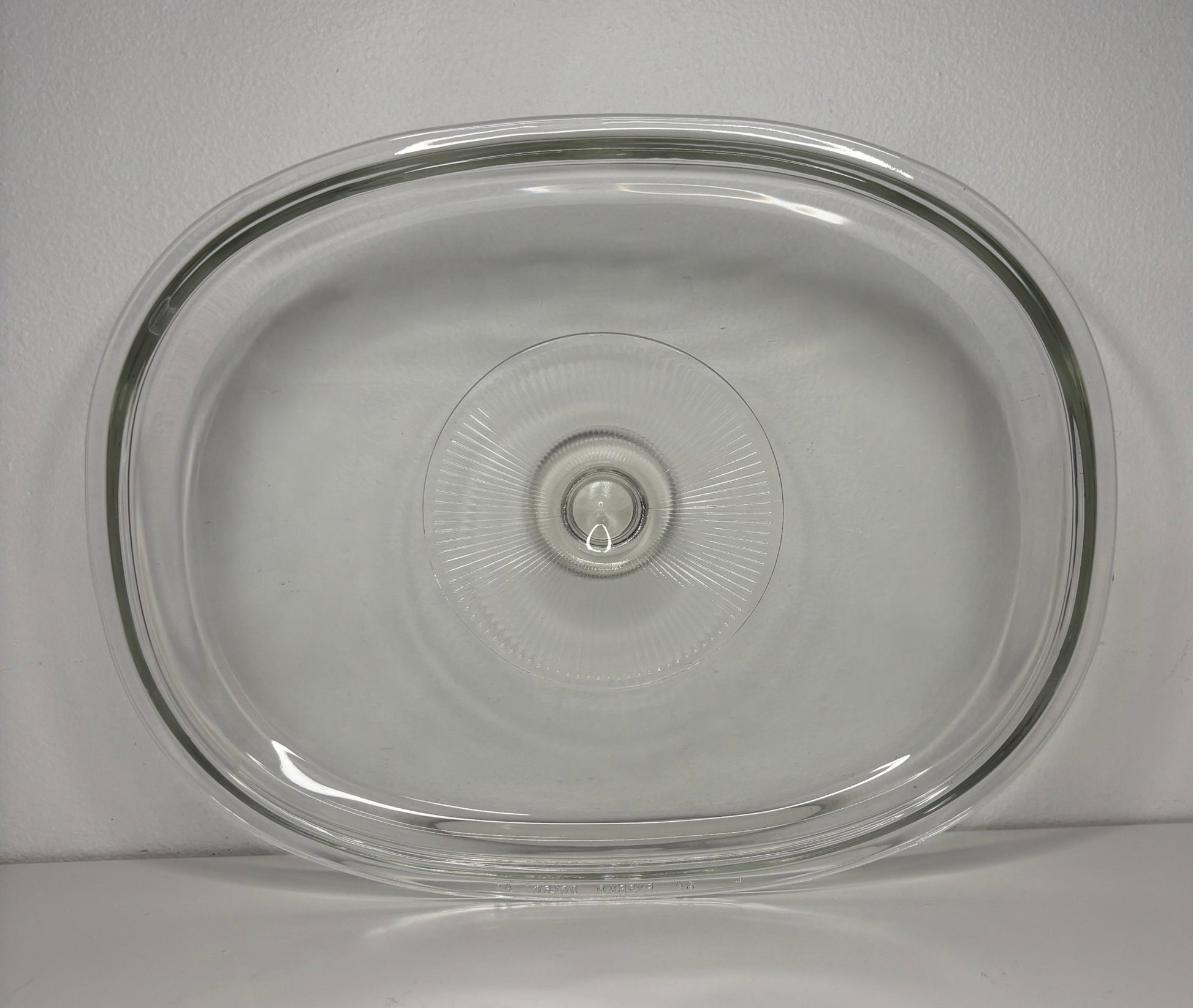 Pyrex Oval Casserole Dish Clear Glass Replacement Lid