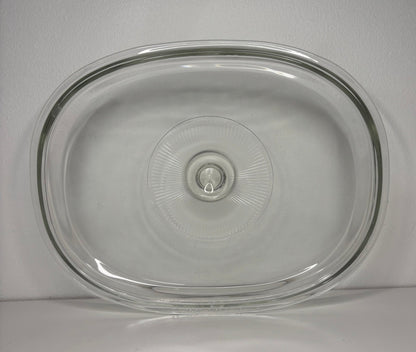 Pyrex Oval Casserole Dish Clear Glass Replacement Lid