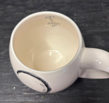 Rae Dunn Black Cat Scardey Cat Mug