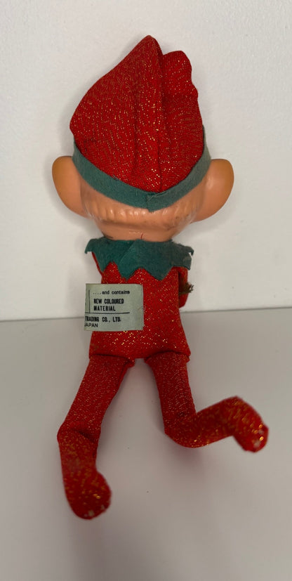 Rare Takara Japan Knee Hugger Elf Christmas Figurine Ornament