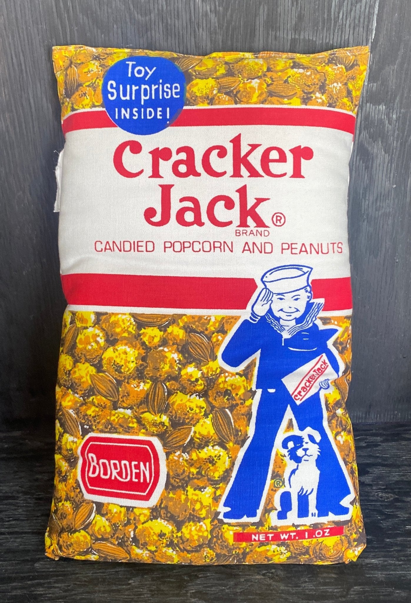 Rare Vintage Cracker Jack Plush Pillow - HLJ at HomeRare Vintage Cracker Jack Plush PillowPillowCracker Jack