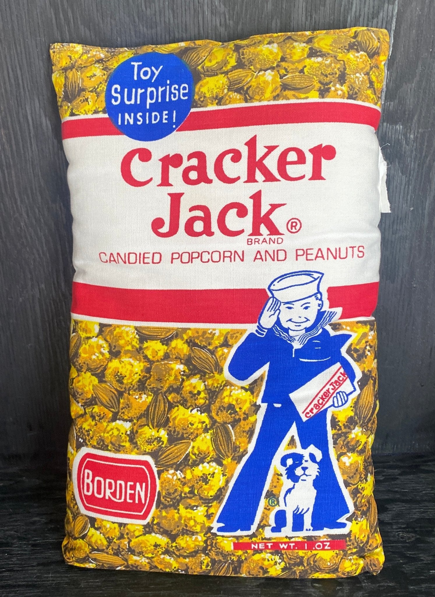 Rare Vintage Cracker Jack Plush Pillow - HLJ at HomeRare Vintage Cracker Jack Plush PillowPillowCracker Jack