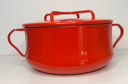 Red Dansk Kobenstyle 2.5 Quart Casserole Pot
