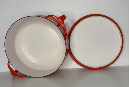 Red Dansk Kobenstyle 2.5 Quart Casserole Pot
