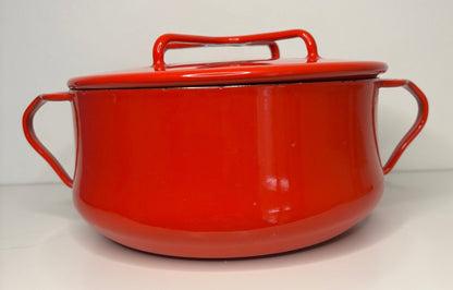 Red Dansk Kobenstyle 2.5 Quart Casserole Pot
