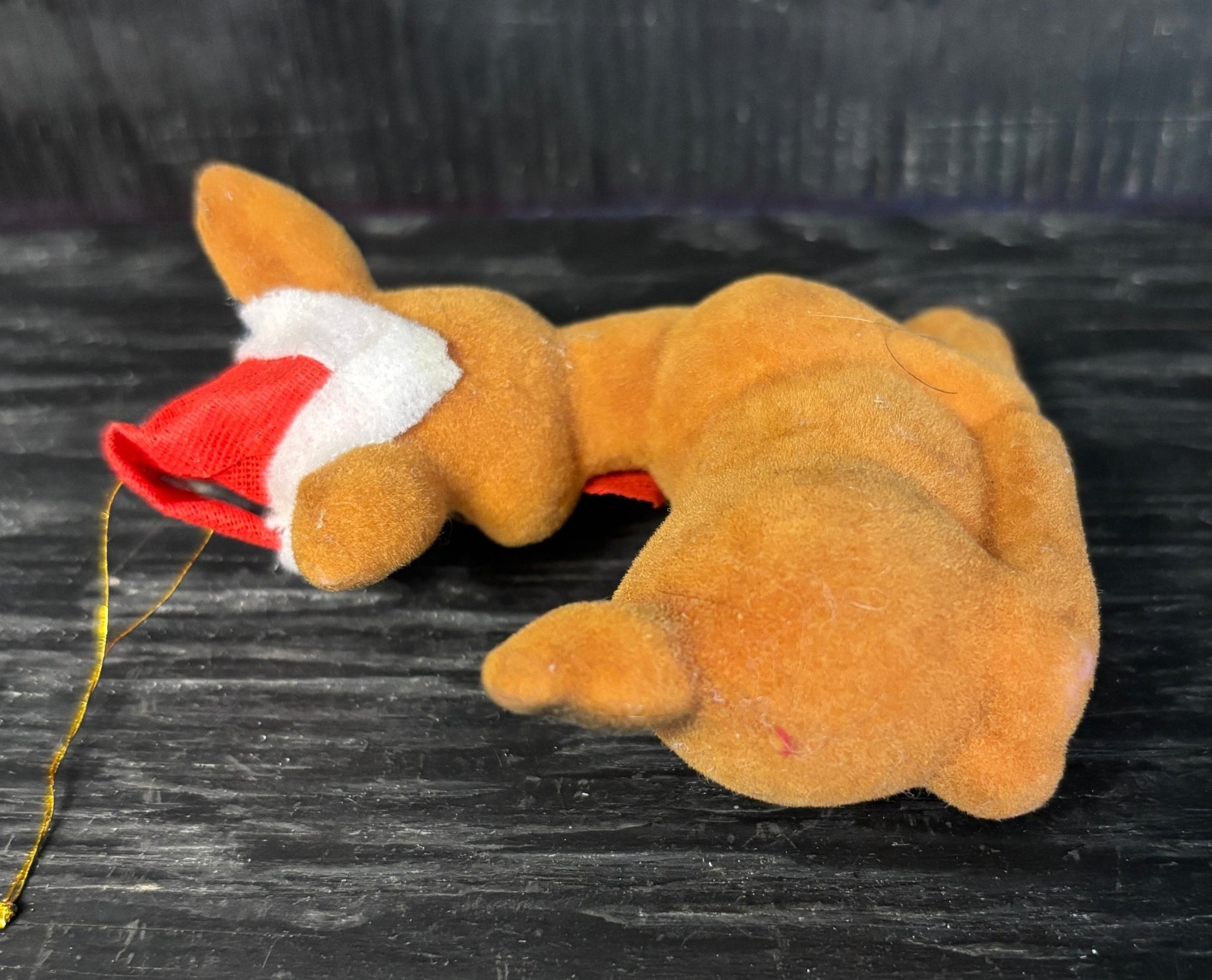 old reindeer Christmas ornament