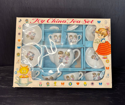 Retro 1960s Made in Japan Toy China Tea Set