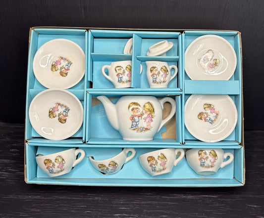 Retro 1960s Made in Japan Toy China Tea Set