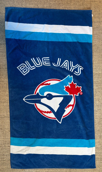 Retro Toronto Blue Jays Logo Beach Towel