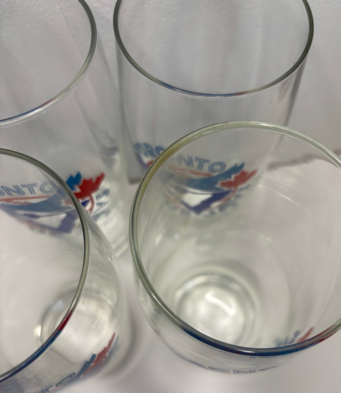 Retro Toronto Blue Jays Logo Pilsner Beer Glasses