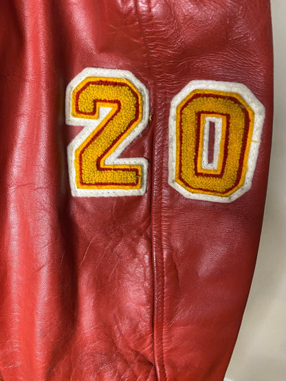 High School Vintage Leather Football Jacket Adult XL