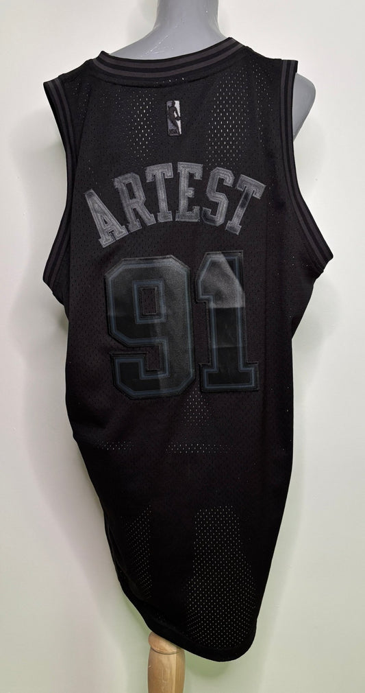 Ron Artest Indiana Pacers Black Jersey