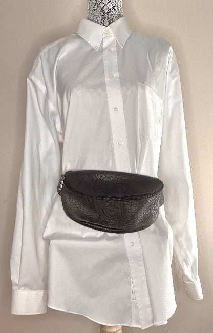 Roots Brown Leather Fanny Pack