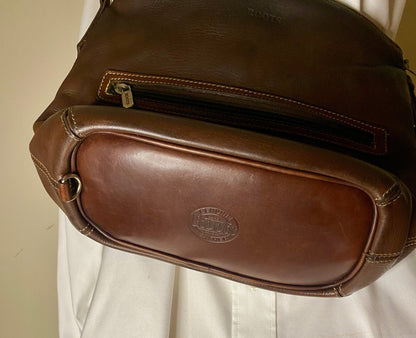 Roots Brown Leather Bag