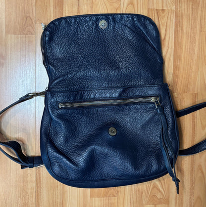 Roots Navy Blue Leather Crossbody Purse - HLJ at HomeRoots Navy Blue Leather Crossbody PurseCrossbodyRoots