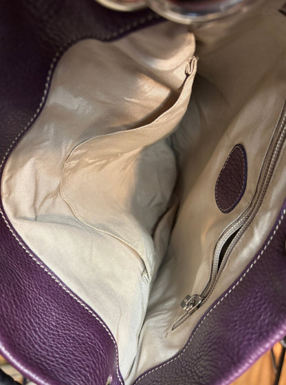 Roots Olivia Purple Crossbody Purse