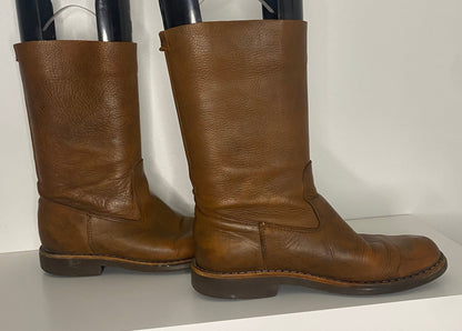 Roots Tribe Brown Leather Womens Boots