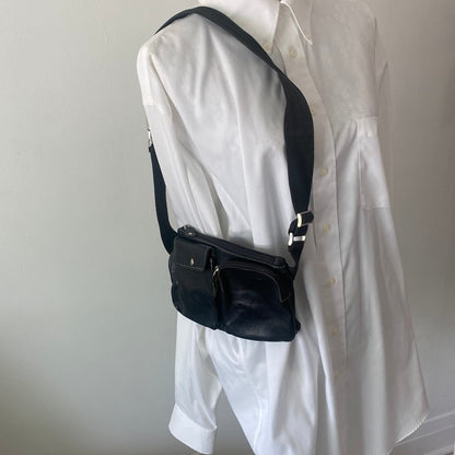 Roots Village Pack Cervino Black Purse