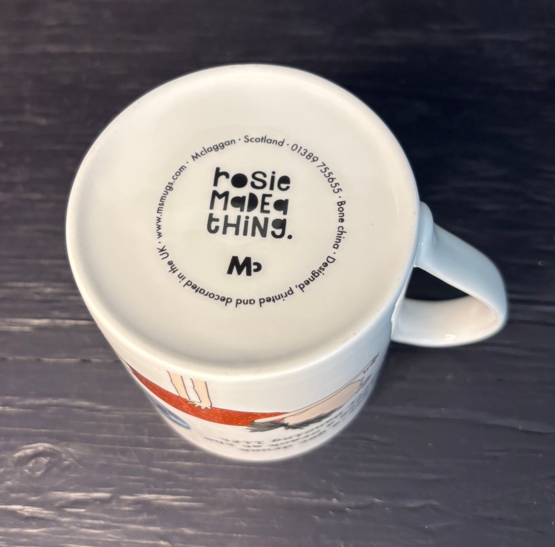 Rosie Made a Thing Drunk Dirty Dancing Lift Bone China Mug