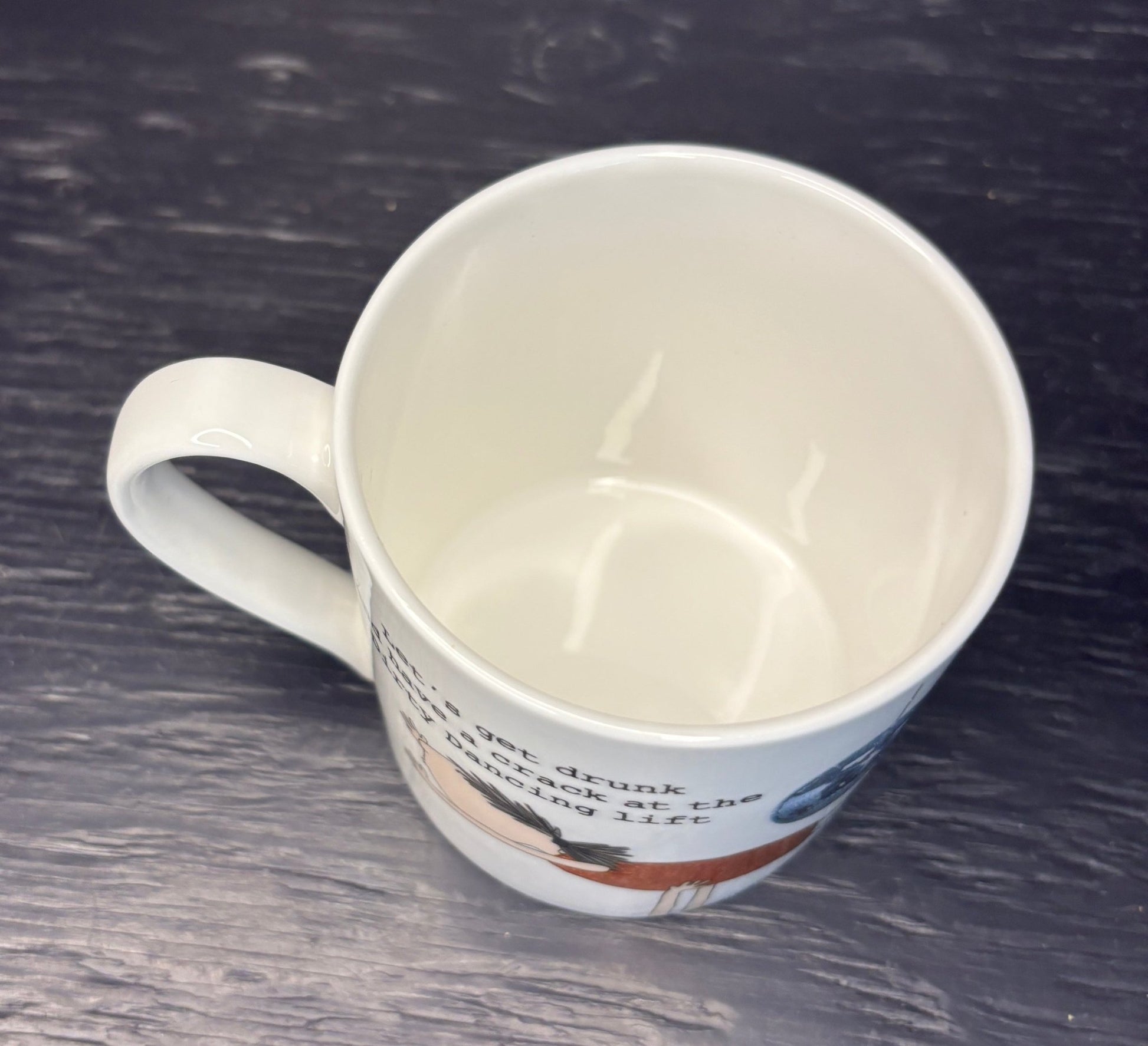 Rosie Made a Thing Drunk Dirty Dancing Lift Bone China Mug