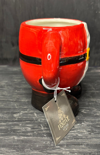 Santa Claus Christmas 3D Sculpted Mug