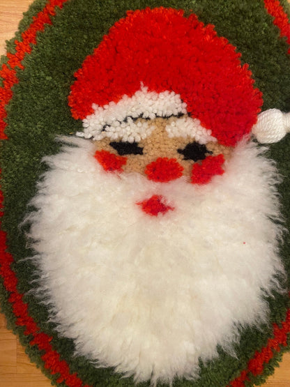 Santa Claus Vintage Latch Hook 