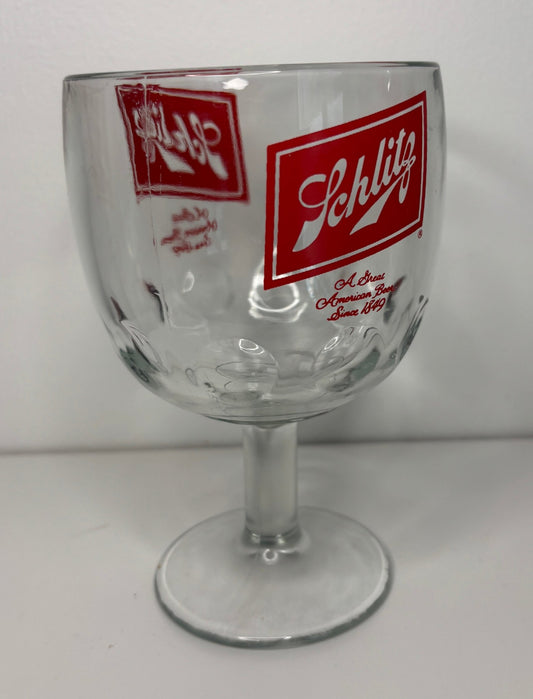 Schlitz Beer Glass