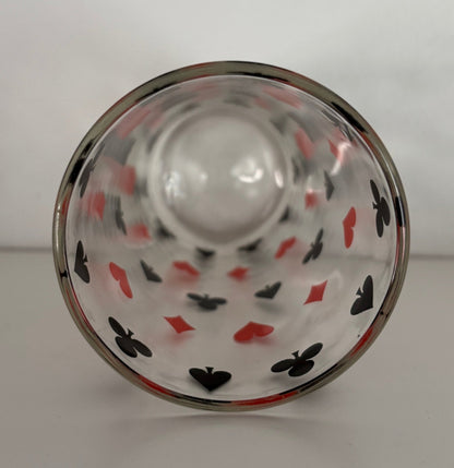 Schwartz Mustard Glass Playing Card Glass