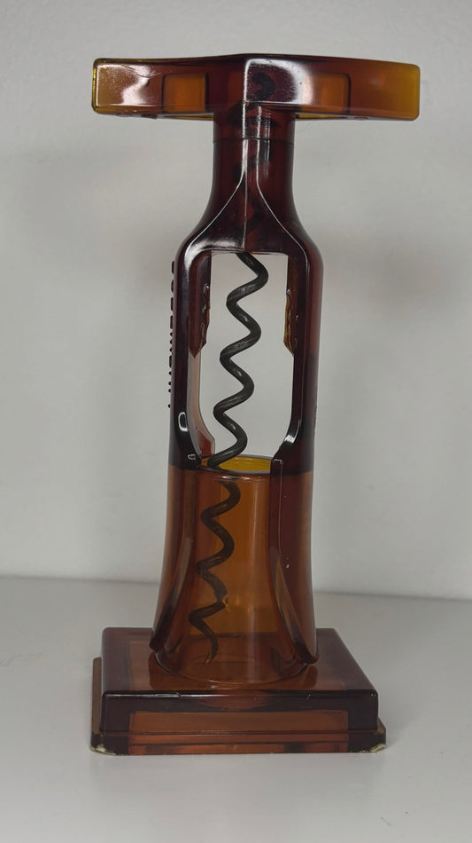 Amber Lucite Vintage Corkscrew