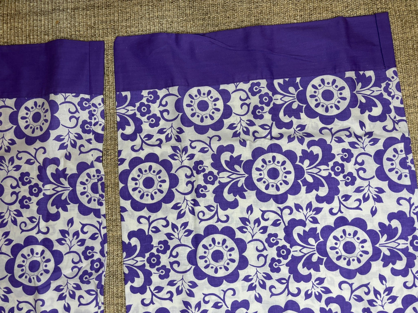 Purple Paisly Vintage Queen Size Pillowcases