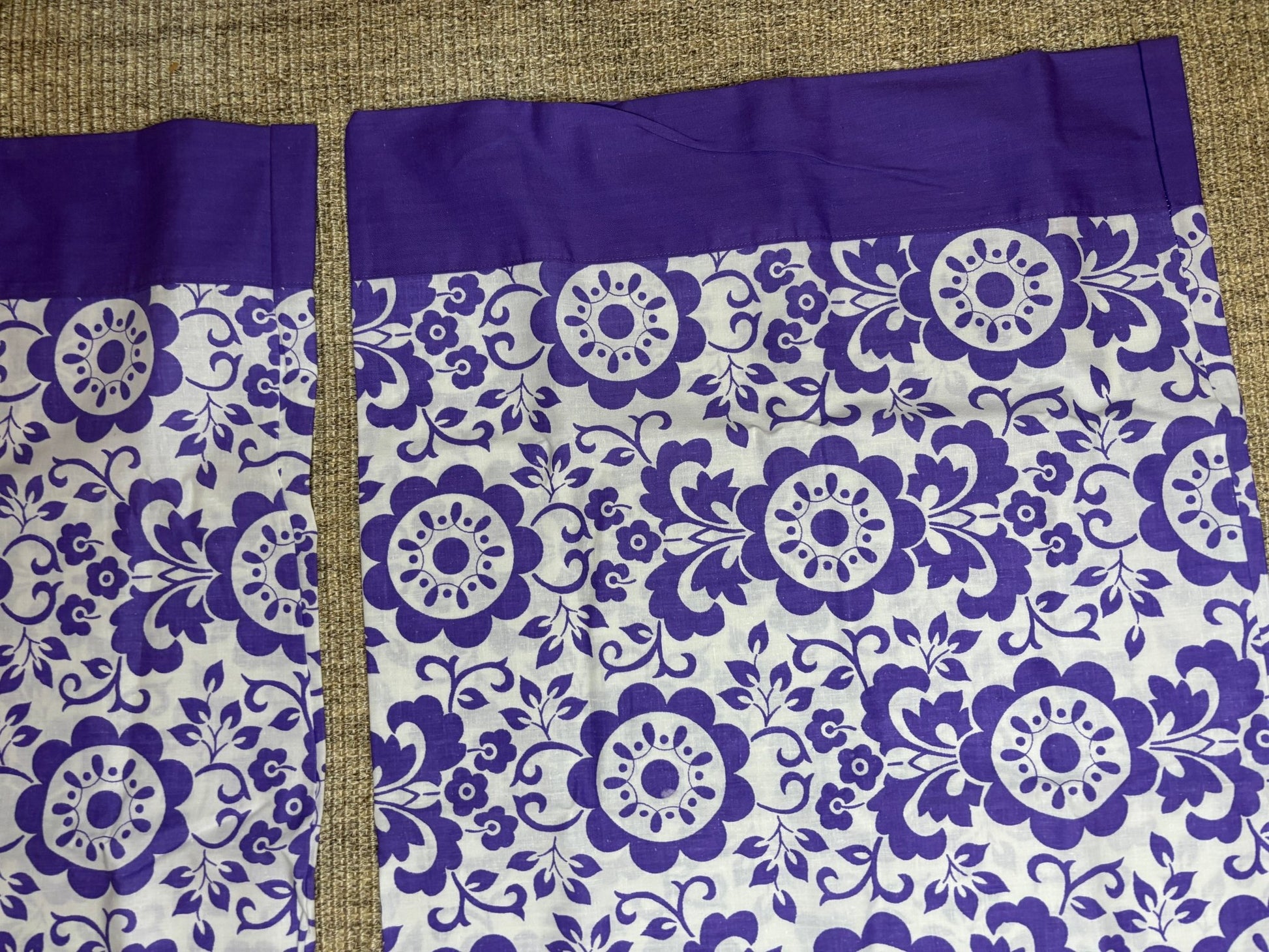Purple Paisly Vintage Queen Size Pillowcases