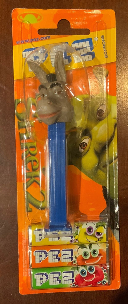 Shrek Movie Pez Dispensers New on Card