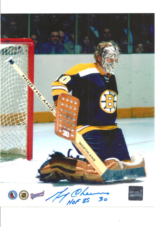 Signed Gerry Cheevers Boston Bruins 8x10 Photograph - HLJ at HomeSigned Gerry Cheevers Boston Bruins 8x10 PhotographSigned PhotographHLJ at Home