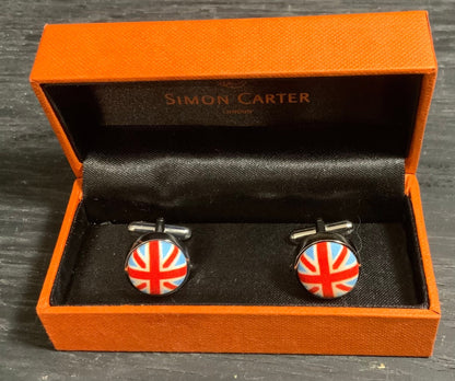 Simon Carter British Flag Union Jack Cufflinks