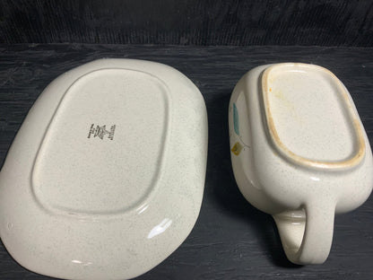 Sovereign Potters Atomic Vogue Gravy Boat and Saucer