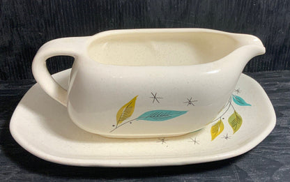 Sovereign Potters Atomic Vogue Gravy Boat and Saucer