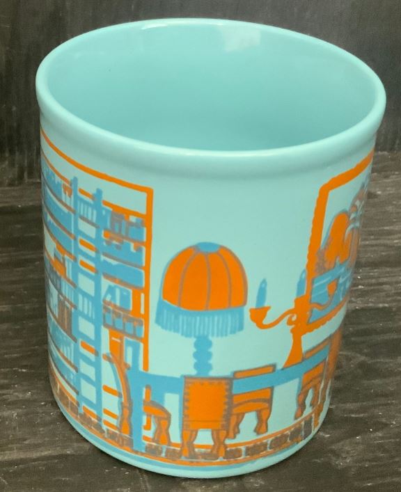 Staffordshire Potteries Vintage Blue Mug